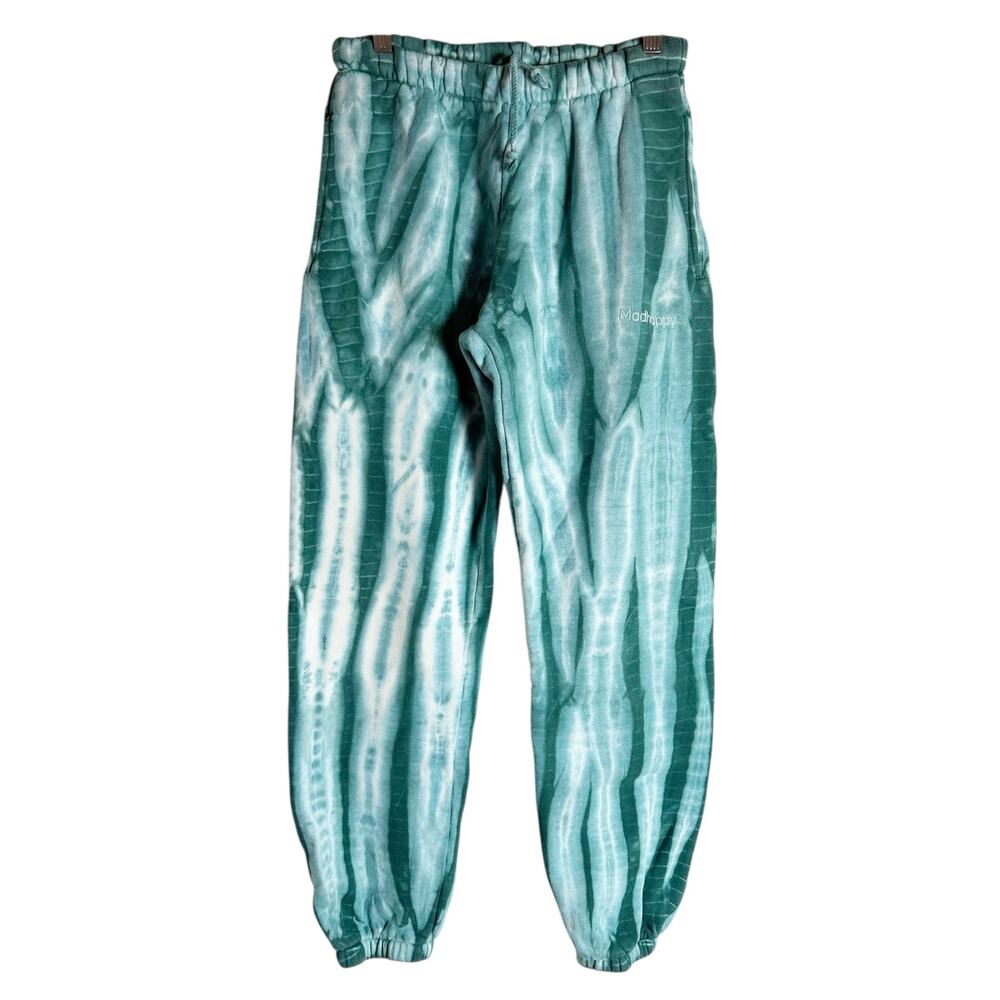 MadHappy Teal Green Tie Dye Jogger Lounge Sweatpants Size S